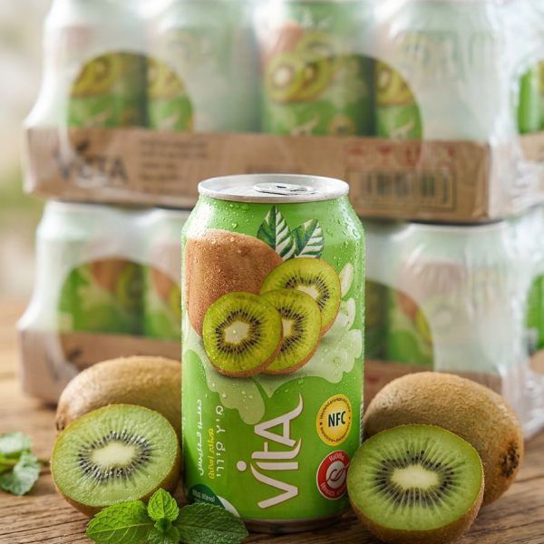 عصير فيتا علب بطعم الكيوي (330 مل) * 1/24