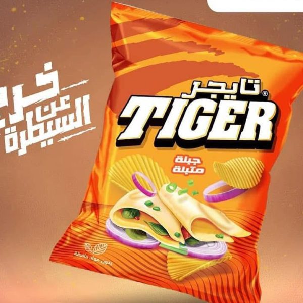 تايجر شيبس 28غم جبنة متبلة *1/30